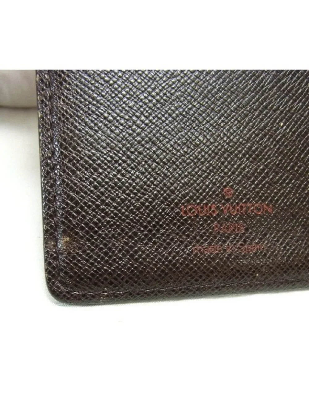 Louis Vuitton Notebook Cover Damier Agenda Posh Ebene Leather